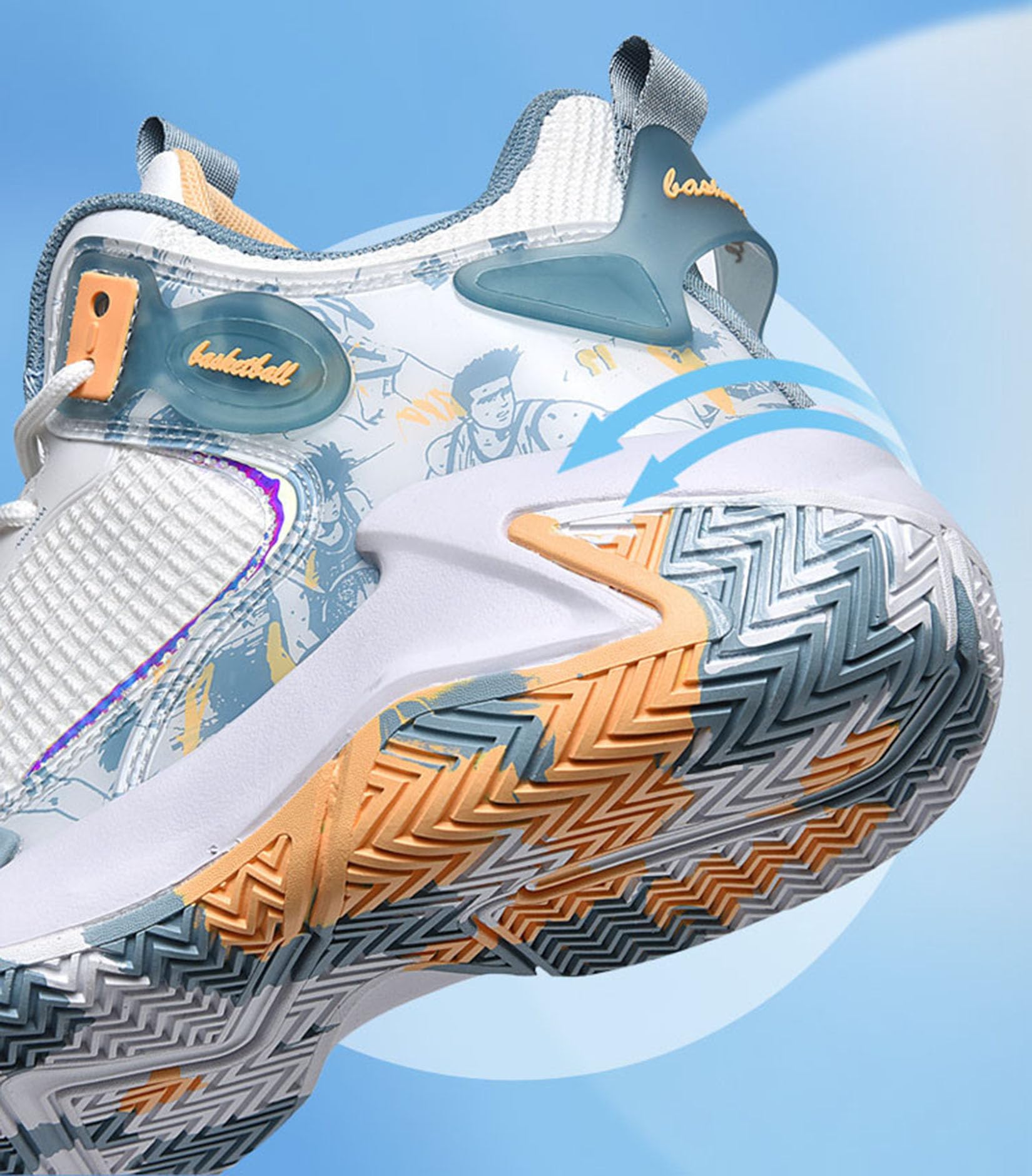 Męskie Siatkowe Buty Do Koszykówki Chłopięce Buty Sportowe Buty Treningowe Do Koszykówki Outdoor(41 EU, Q2)