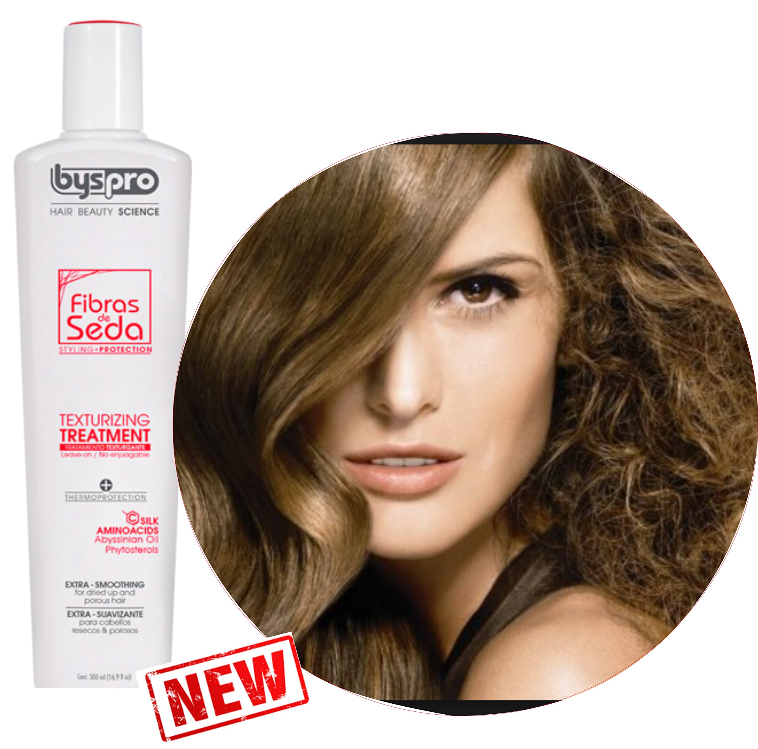 BYS Pro(980ml) - Fibras de seda termo proteccion cabello seco /texturizing treatment leave On 1000ml 33.3oz (33.3 oz)