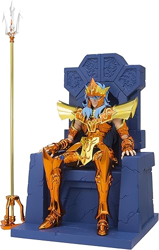 Miniatura 1 de Saint Cloth Myth EX Saint Seiya Emperor Poseidon Imperial Sloan Set de aproximadamente 7.087in ABS y PVC y figura móvil pintada a presión (Poseidon