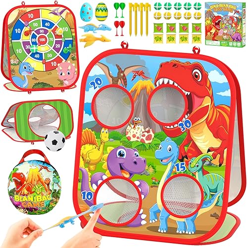 Miniatura 9 de Juego de Lanzamiento de Bolsas de Frijoles Araña, Tablero de Cornhole 3-en-1, Juguetes al Aire Libre para Niños, Actividad de Fiesta Familiar para