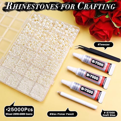 Vista 109 de 4500PCS Resin Flatback Rhinestone, 2mm 3mm 4mm 5mm 6mm Lemon Yellow Flatback Rhinestones for Tumblers, Nails Art, Mugs, Bottles, Craft Decoration
