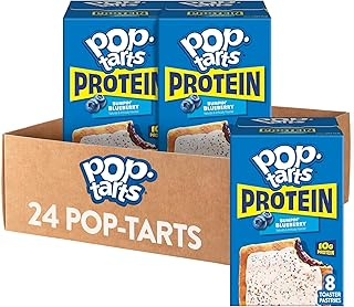 Protein Toaster Pastries, 10g Protein, Bumpin' Blueberry (24 Pop-Tarts)
