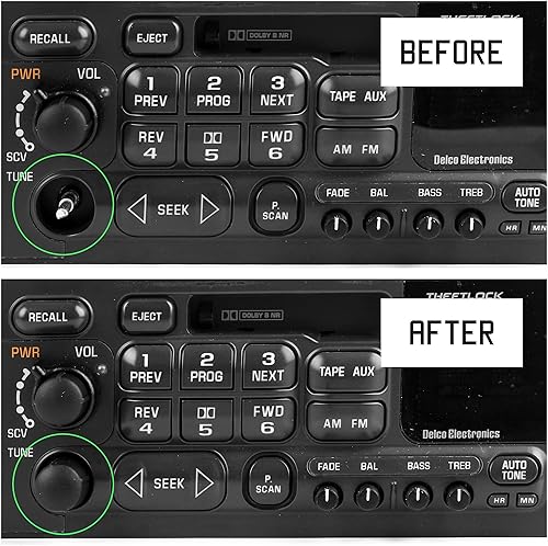 Miniatura 7 de BASIKER Ajuste para Radio Control de Volumen Perillas Estéreo Seleccionar Vehículos GM Reemplazo GM 16199583