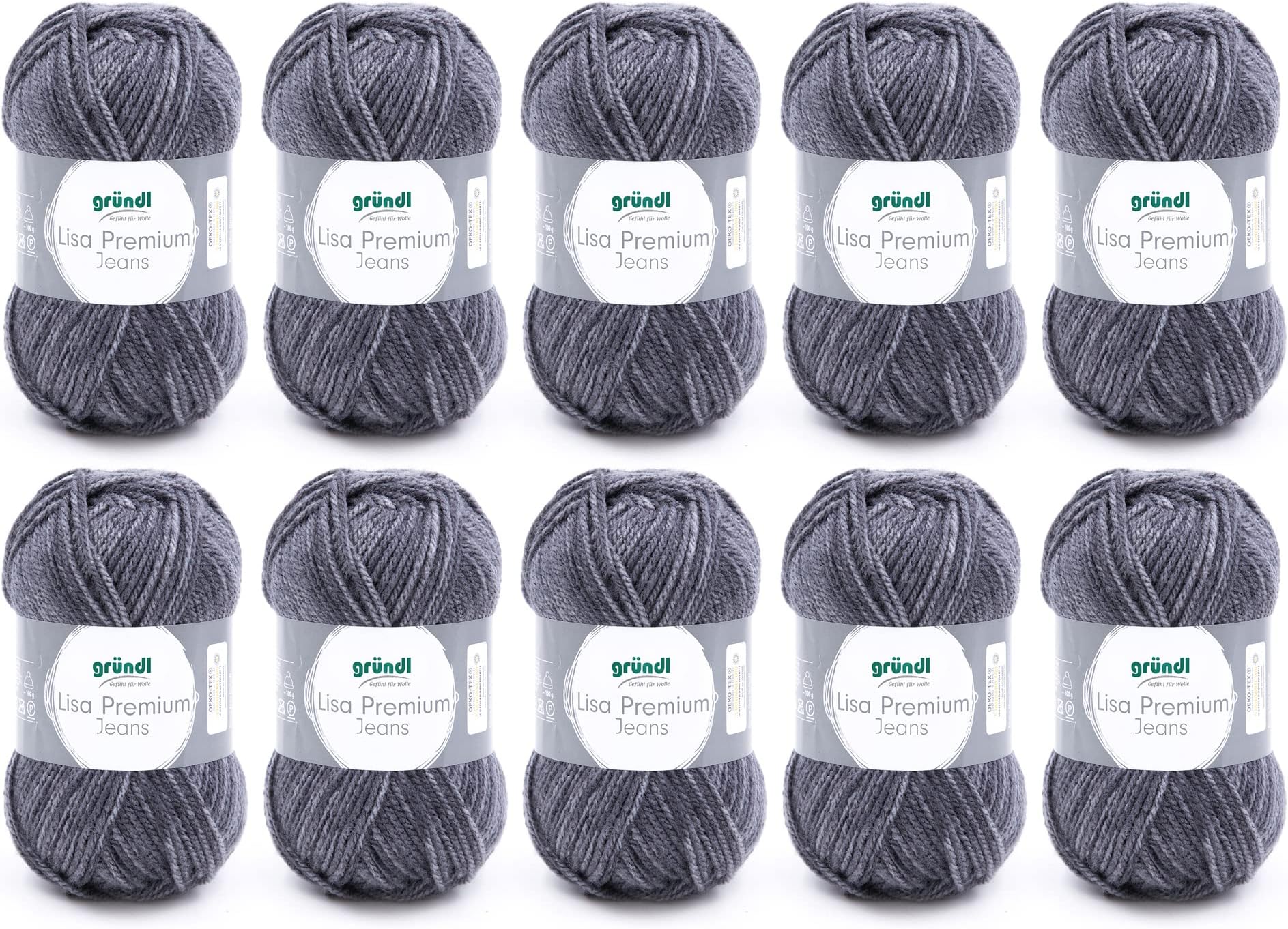 LOT DE 13 pelotes laine mérinos-acrylique pour tricot ou crochet EUR 44,99 - FR