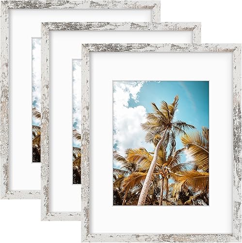 Vista 574 de Frametory, Portarretratos negro de 16 x 20 pulgadas, para fotos de 11 x 14 pulgadas con paspartú, molduras anchas (16 x 20 pulgadas, negro)