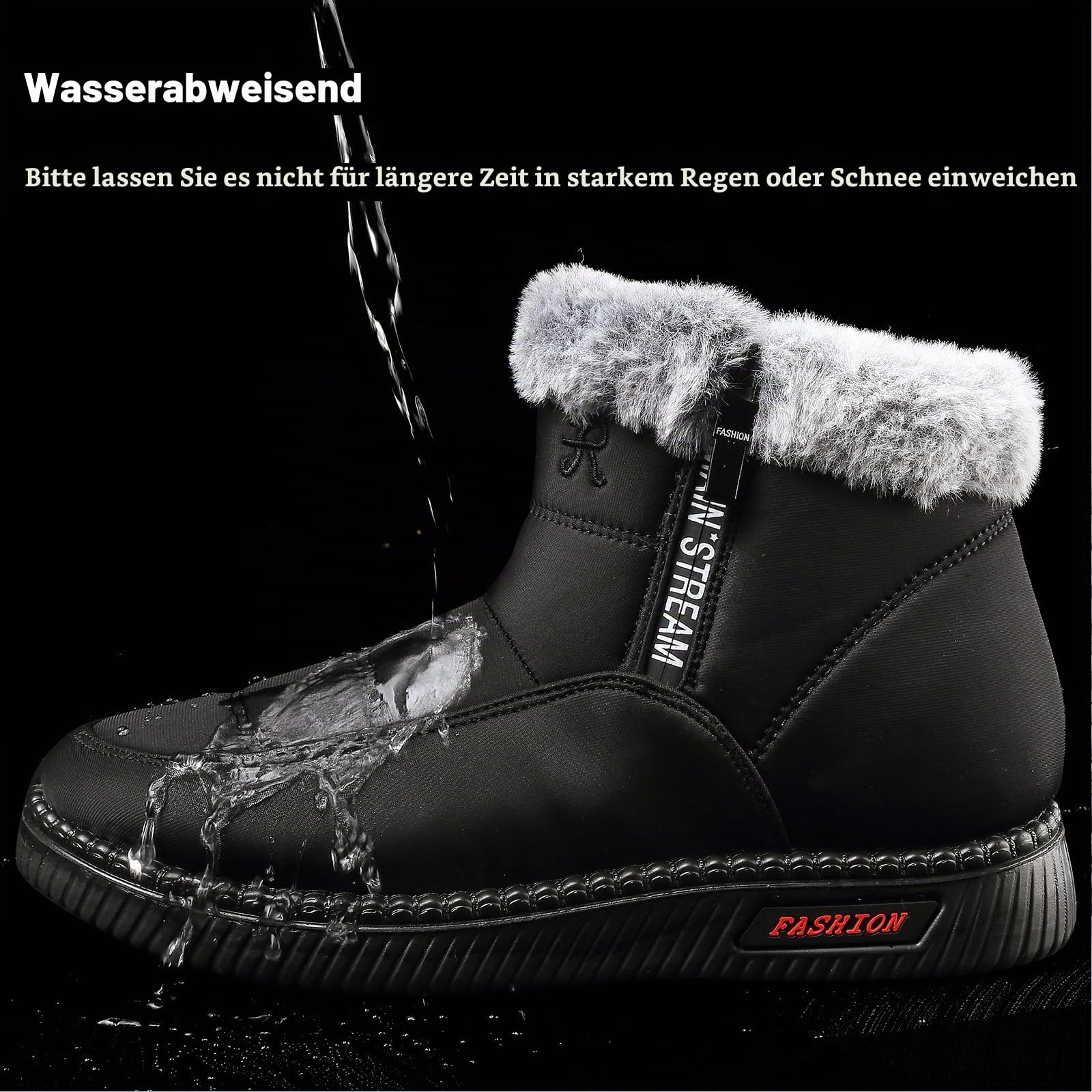 Lvptsh Damen Winterstiefel Schneestiefel Warme Gefüttert Anti-Rutsch Warm Leicht Winterschuhe Outdoor Boots