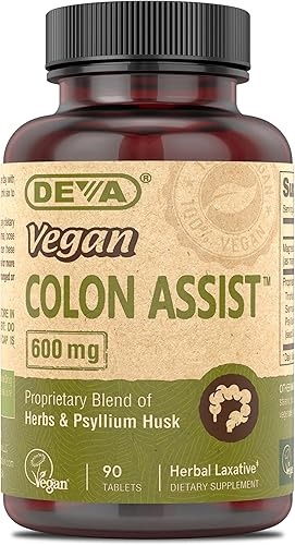 Deva Vitaminas Veganas Colon Assist Tabs, 90 unidades