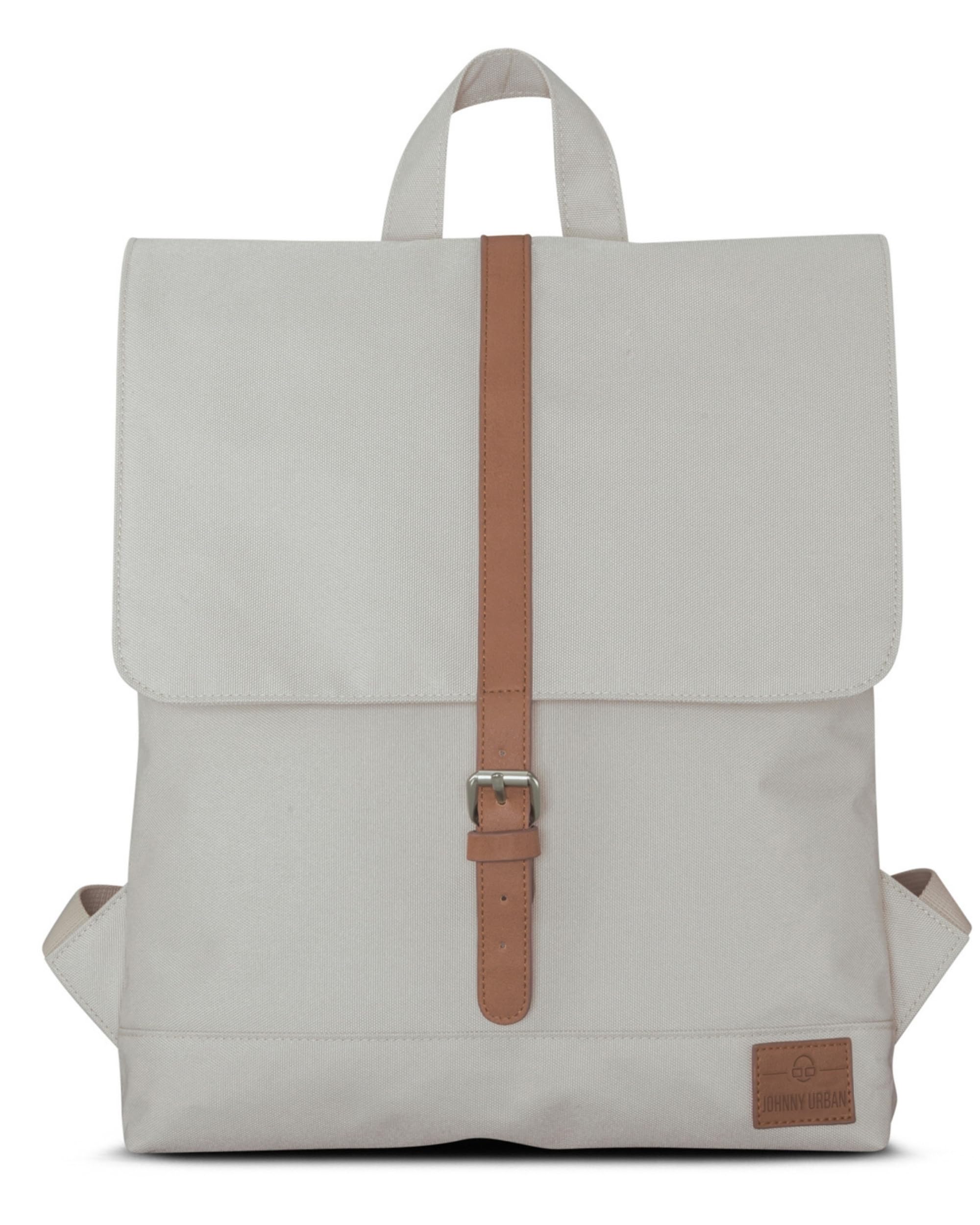 Johnny Urban Rucksack Damen - Mia - Schlanke Tasche mit Laptopfach - Aus Recyceltem PET - 7L - Wasserabweisend - Sand