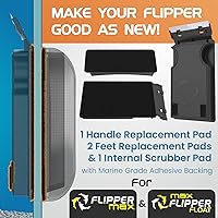 Vista 2 de FL!PPER Flipper Cleaner MAX Kit de reparación de mantenimiento para Max Size Original y Flotante Flipper Aquarium Cleaners