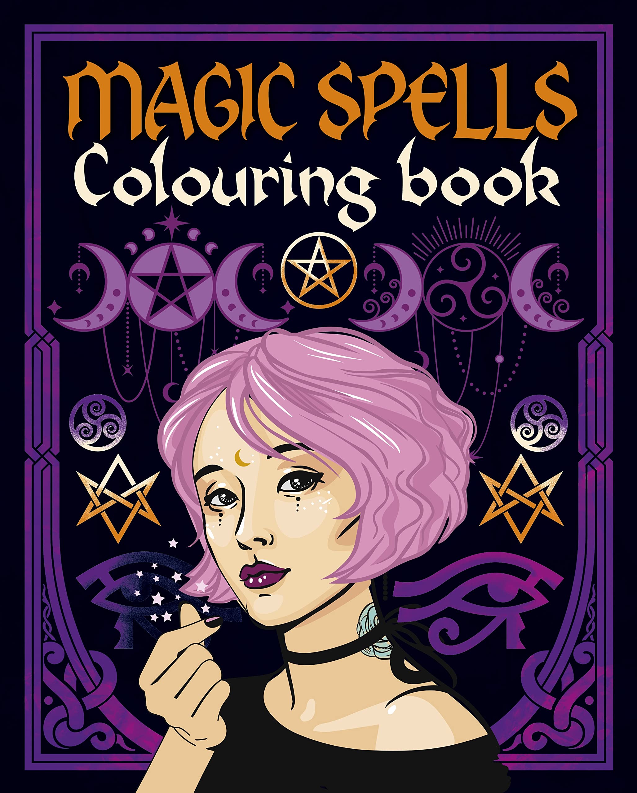 Magic Spells Colouring Book by Tansy Willow PAPERBACK 9781398829947