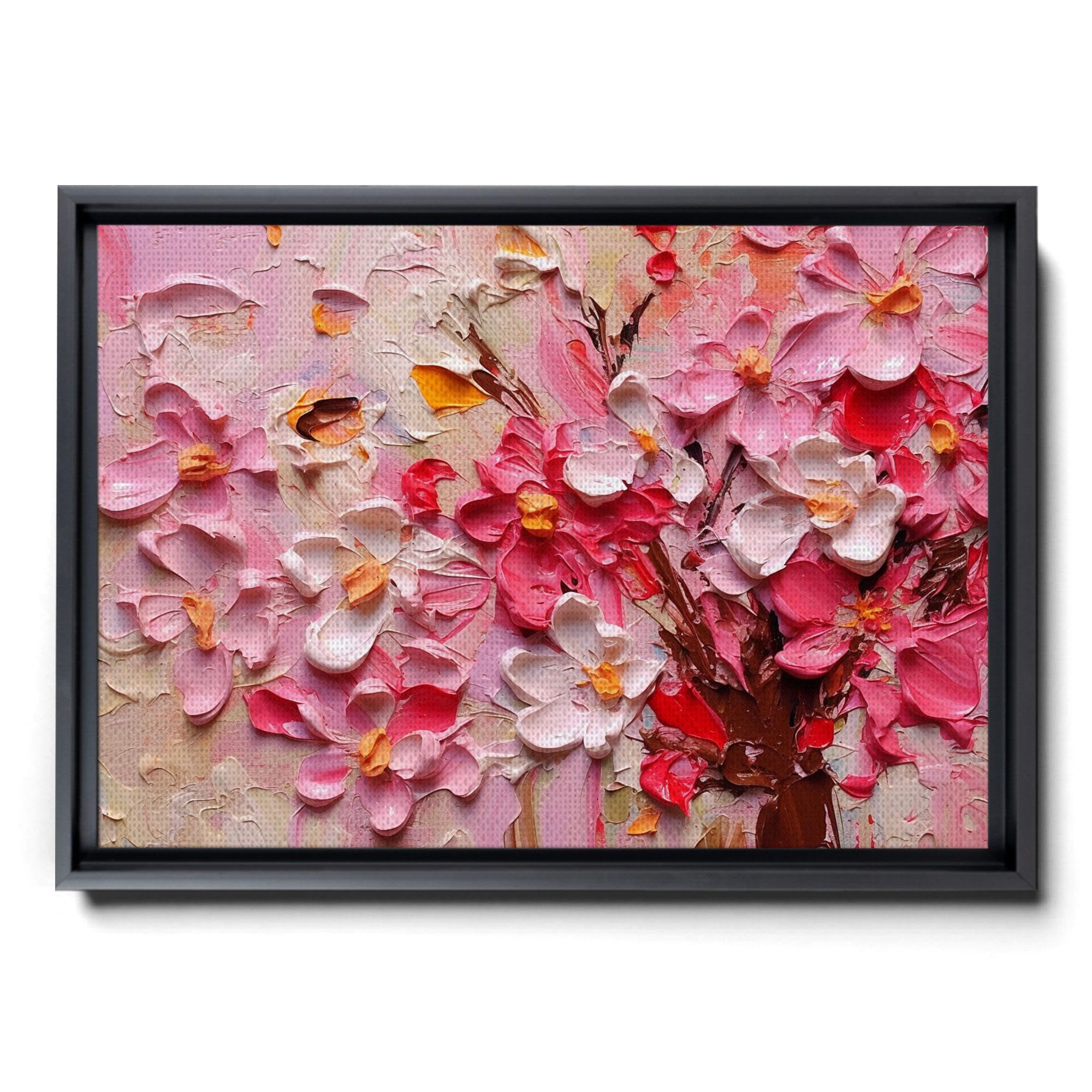 Amazon.com: Purple Peony Impasto Painting Heavy Textured Flower