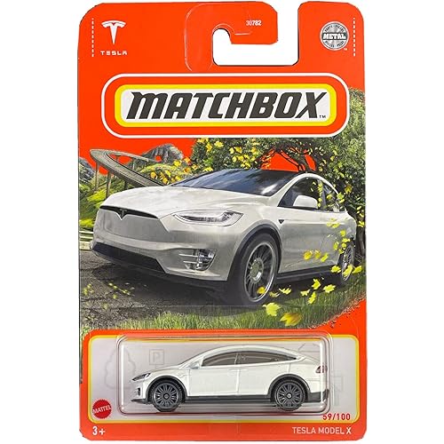 Matchbox Tesla Model X 59/100 (White) 1:64 Scale Diecast Car Model