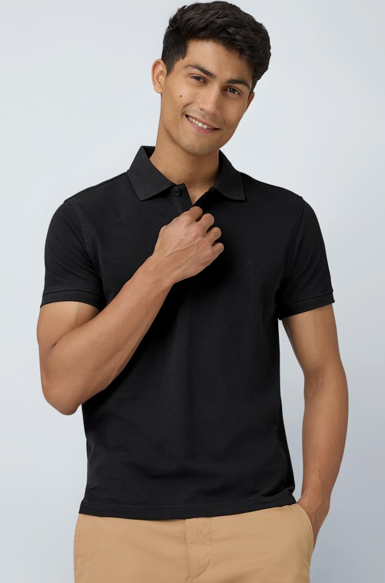 Men's Nova 100% Combed Cotton Regular Fit Polo T-Shirt