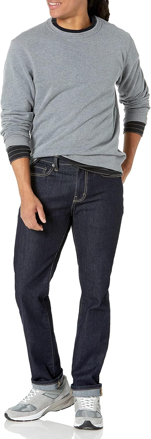 Amazon Essentials Men's Big & Tall Crewneck Fleece Sweatshirt Sweater - Image 5