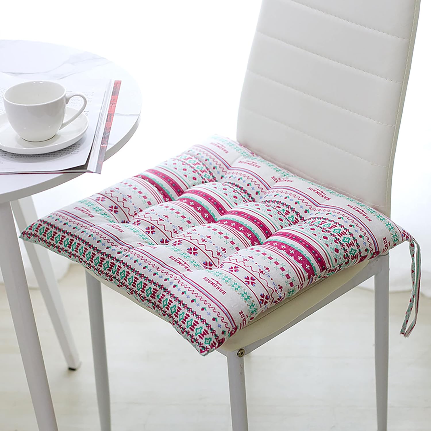 Amazon.com: QT HOUSEWARE Chair Cushions for Dining Chairs 6 Pack ...