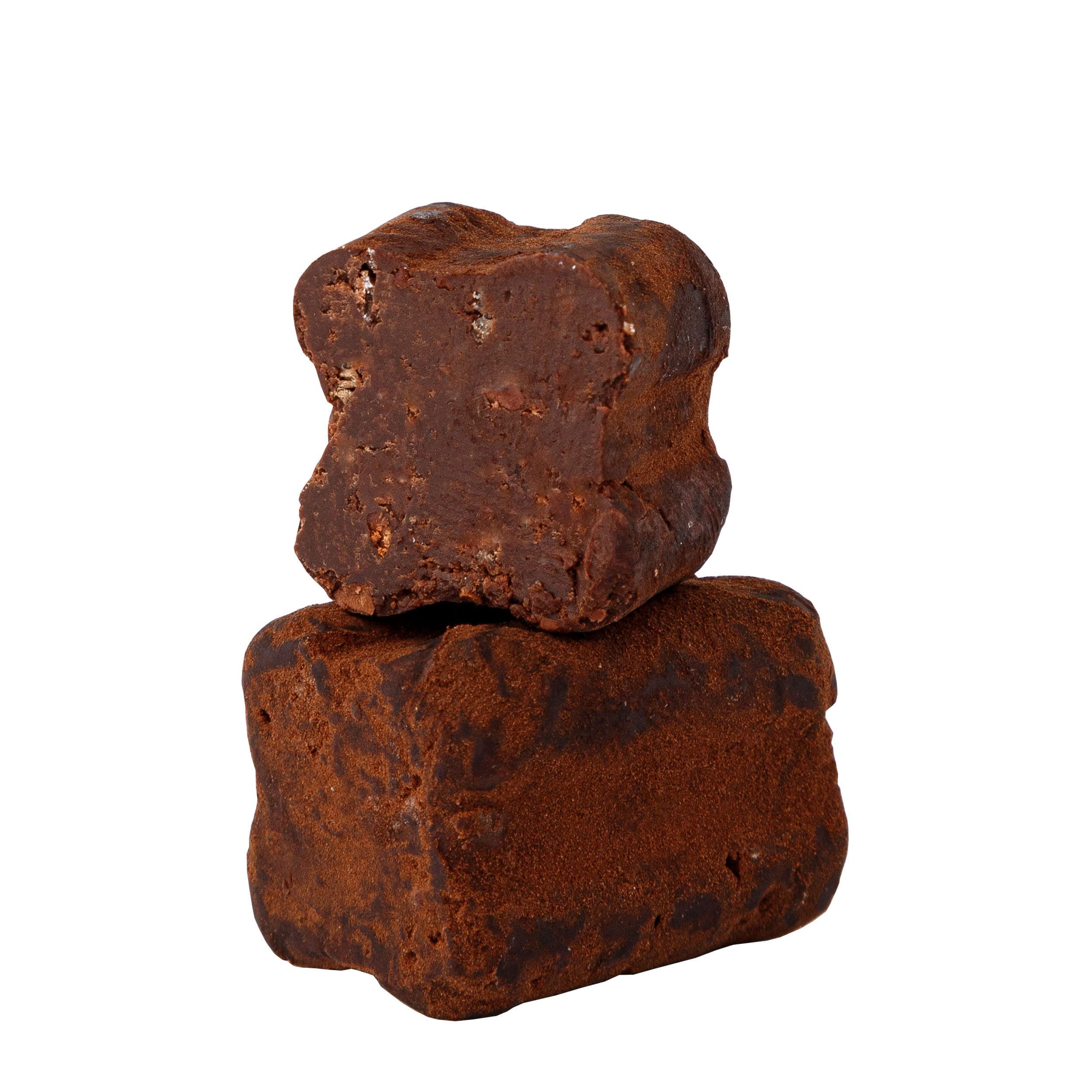 GUSTONE. Antica Torroneria Fondente 70% e Fave di Cacao 14g|1kg | 70 Stück, Tartufi Dolci, Schokoladentrüffel, italienische Confiserie-Tradition, glutenfrei, ohne Zusatzstoffe
