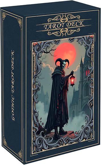 Gothic Tarot Deck, 78-Card Deck of Original Art - an intuitive Fortune-Telling and Spiritual Divination Tool for Both Beginners and Experts