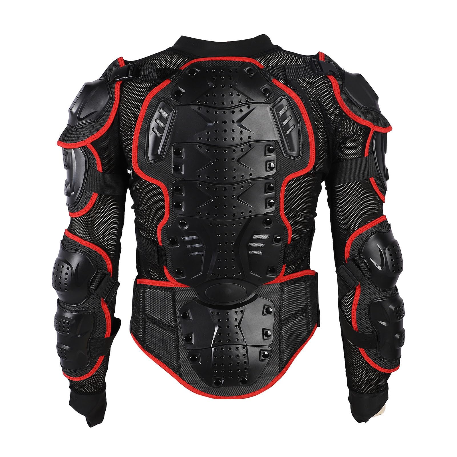 Reiten Gepanzerte Jacke Ganzkörperpanzerung Jacke für Motocross ATV, Dirt Bike -Schutzausrüstung mit Verstellbaren Gurten, Atmungsaktives Design, für und Schneesportarten (L)