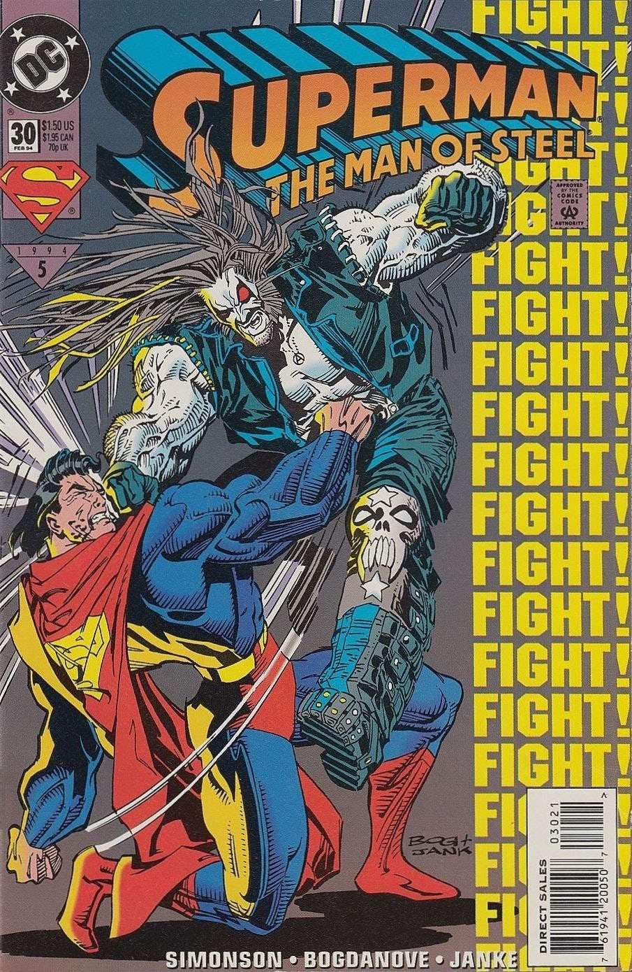 Amazon.com: Superman: The Man of Steel #30 VF/NM ; DC comic book