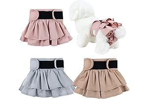 Wegreeco Washable Female Dog Diapers for Heat