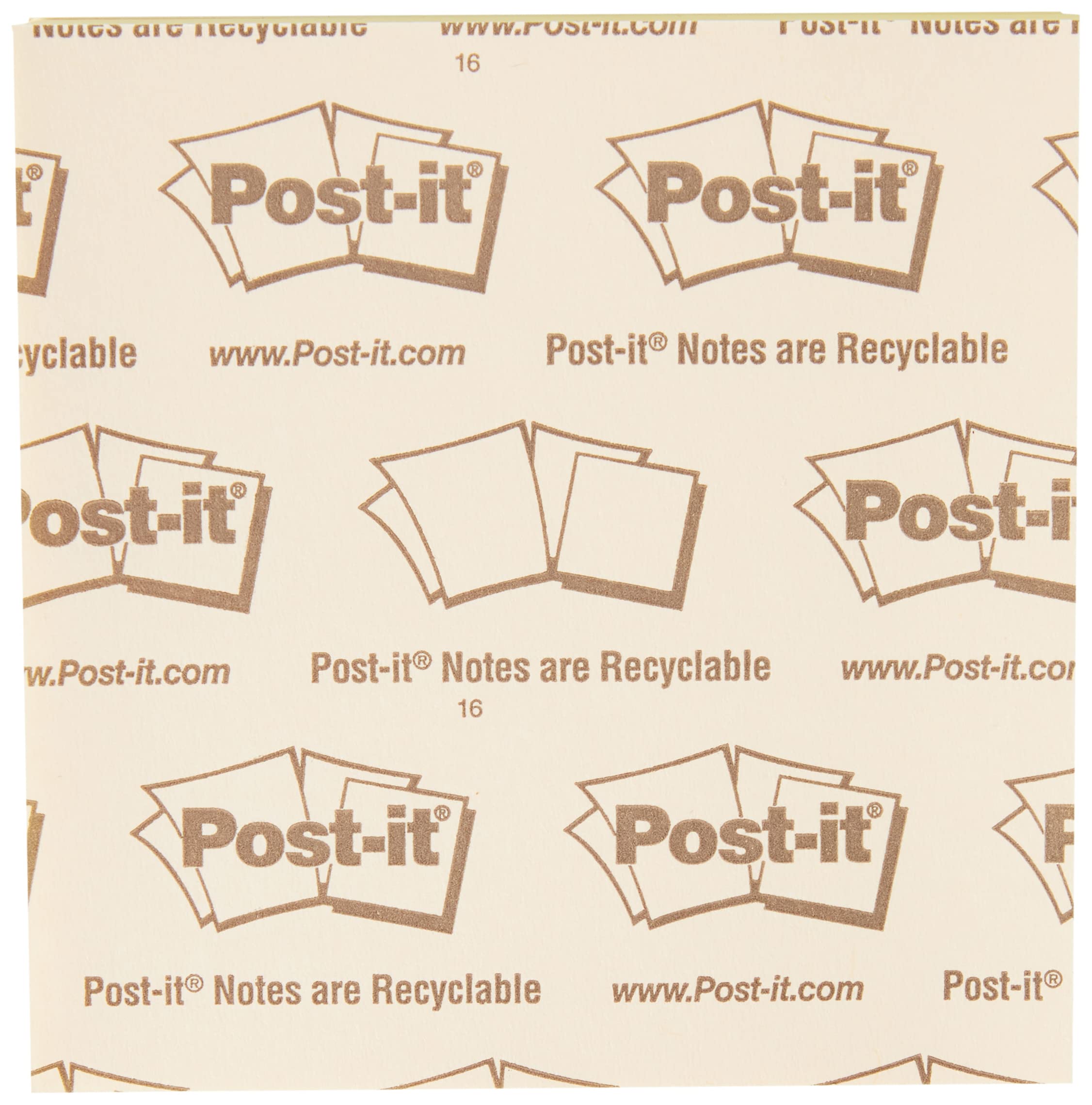 Post-it 6822Y karteczki 76 mm x 76 mm - kanarek żółty (opakowanie 2 szt.)