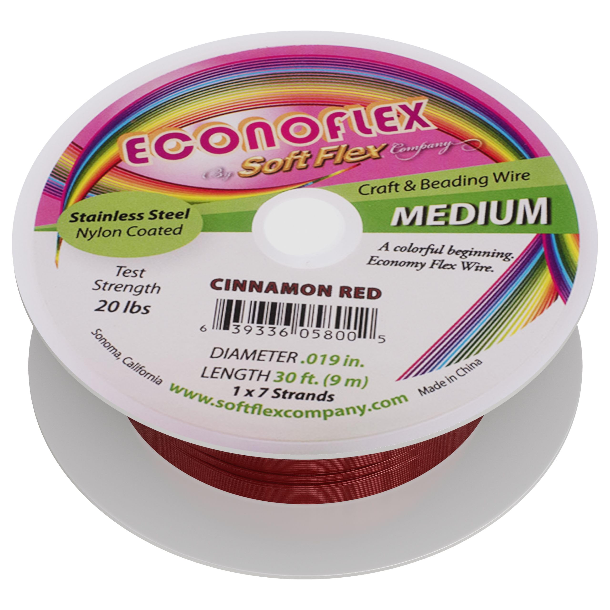 Soft Flex Econoflex Hobby Beading Wire Flexible Stainless