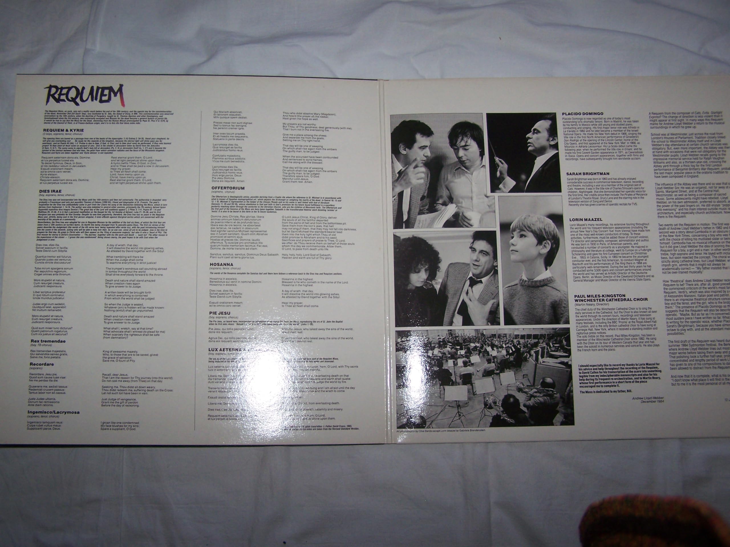 REQUIEM LP (VINYL) UK HIS MASTERS VOICE 1985