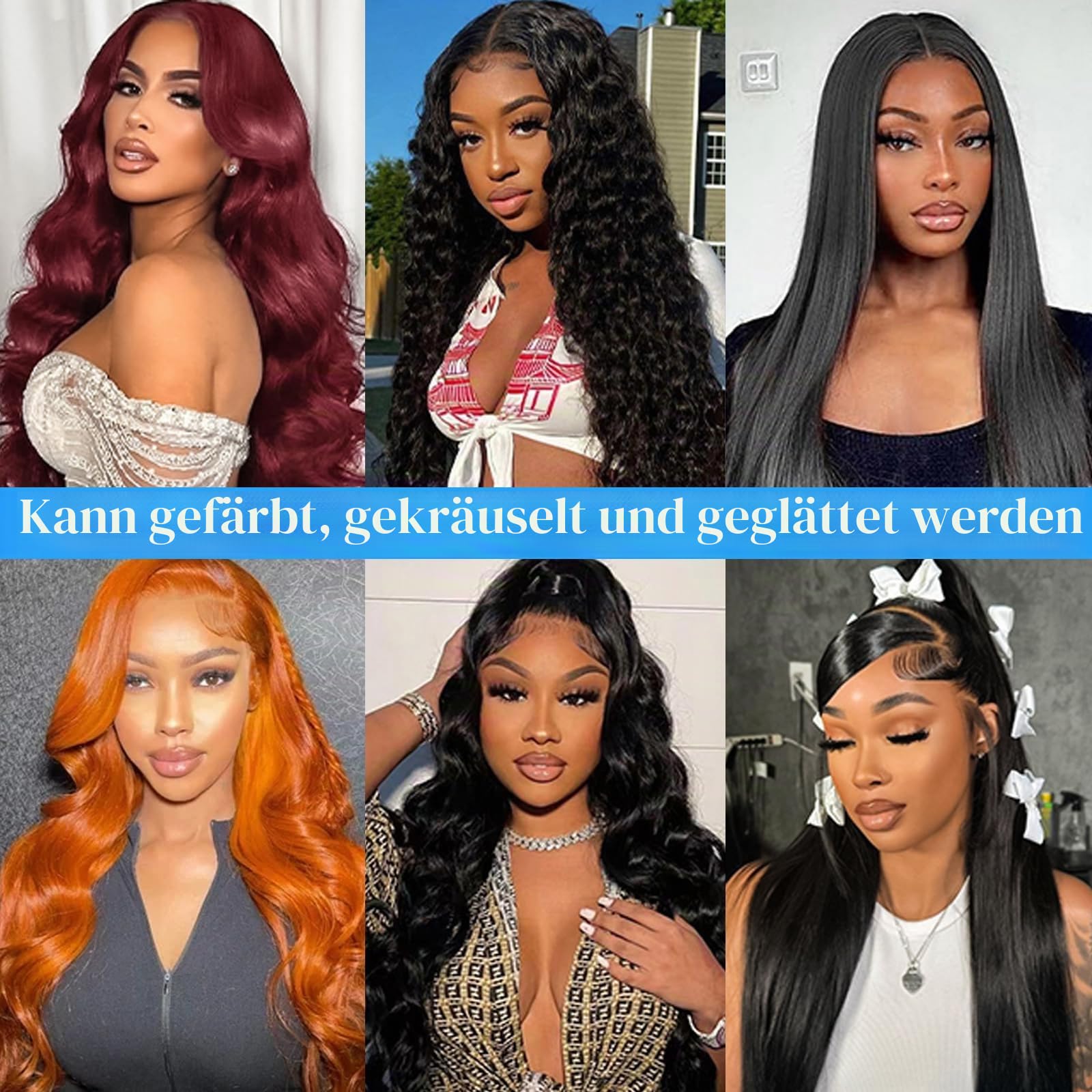 Human Hair Bundles Body Wave Brazilian Weave Hair Extensions 20 22 24 inch | 3 Bundles 100% Unprocessed Body Wave Hair Extensions Brazilian Weave Bundles for Black Women Natural Color 210g