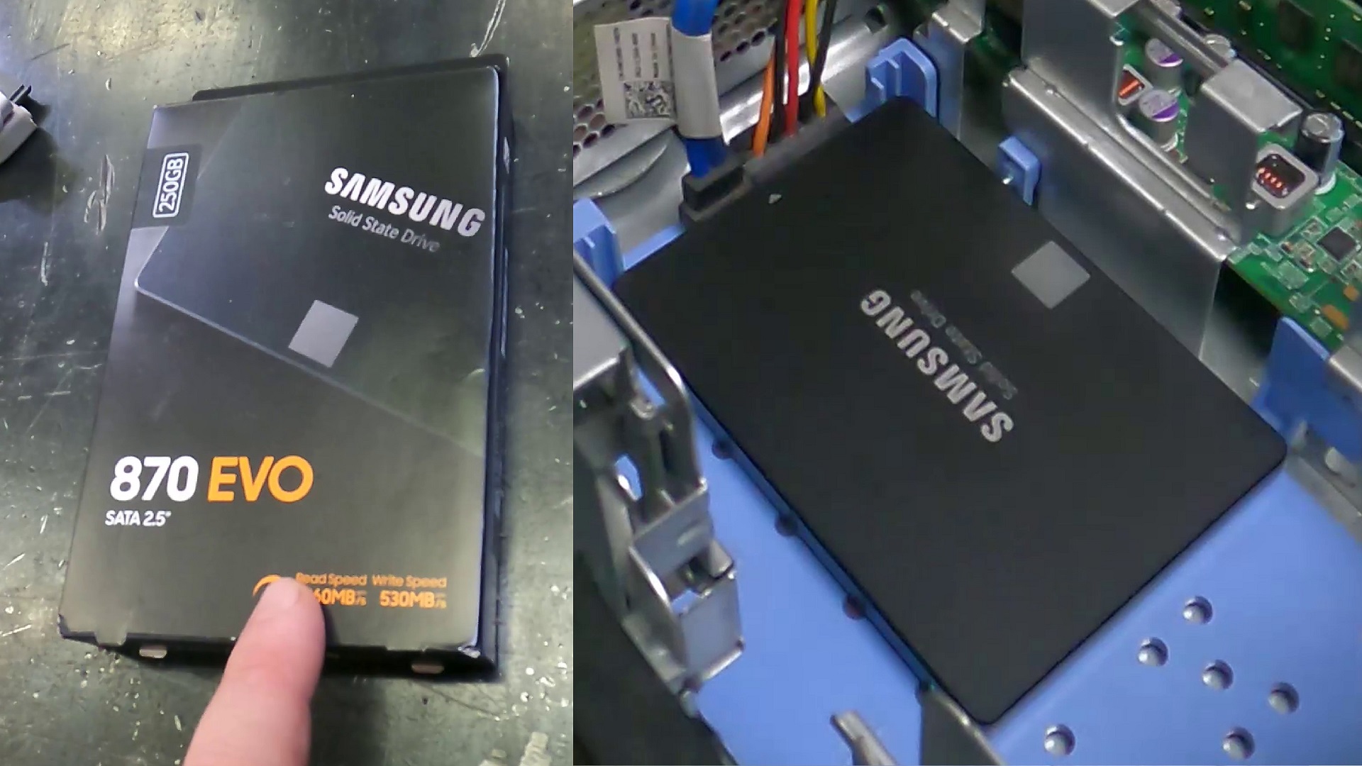 Samsung 870 Evo Treiber Windows 10 Watch Cloning And Installing A Samsung 870 EVO on Amazon Live
