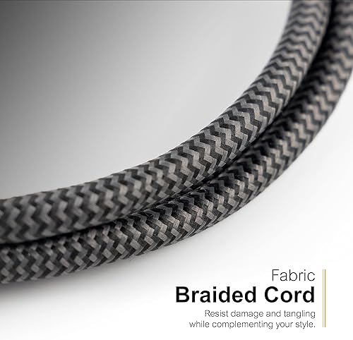 Miniatura 6 de GE UltraPro Adapt - Protector SurGE de 8 salidas con puertos USB, 2 puertos USB-A, 2.4A, cable trenzado de 3 pies, protector SurGE de 1780 julios,