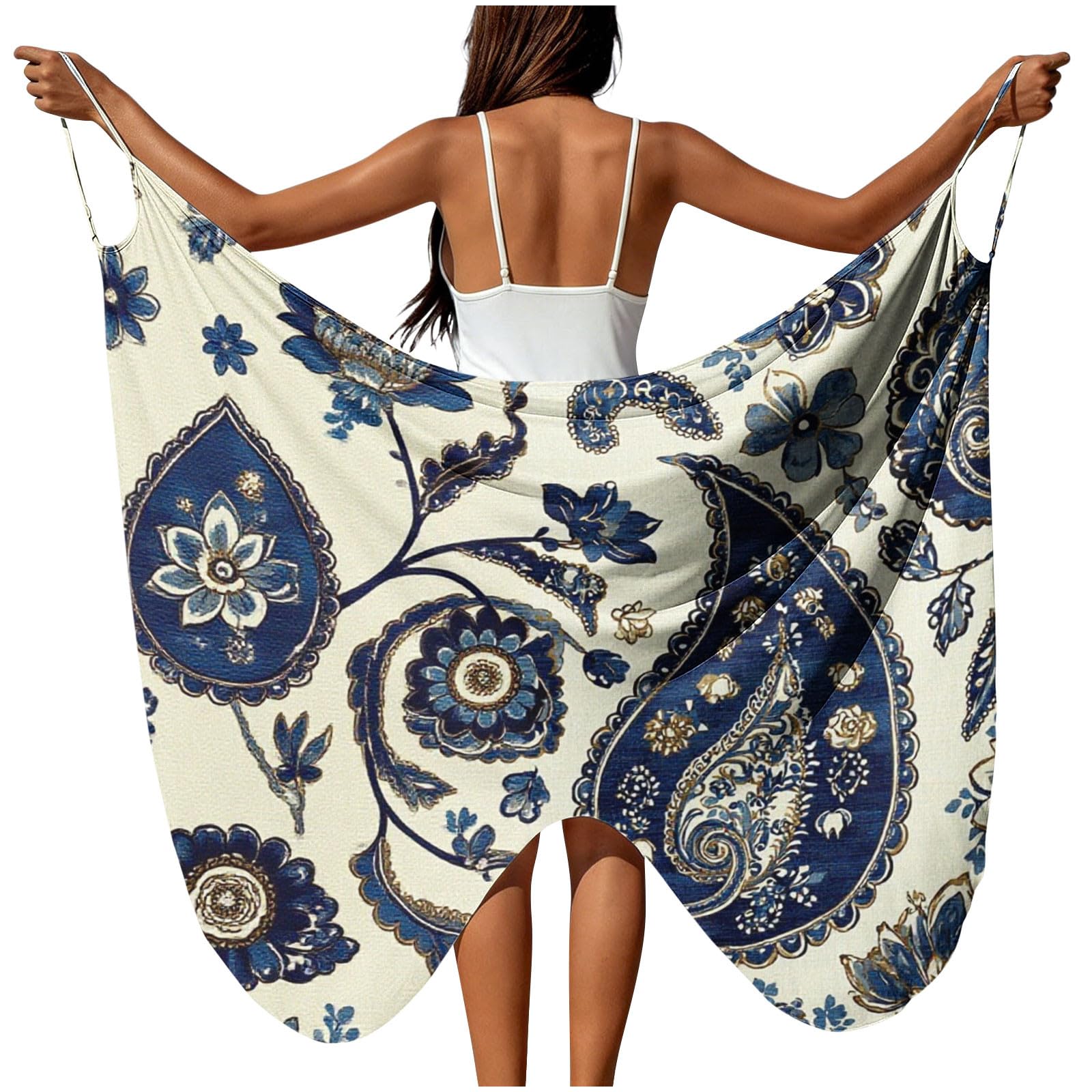 Womens Beach Cover Ups Loose Casual Graphic Print Swimsuit Coverup Tropical Vacation Outfits Resort Wear for Women 2026