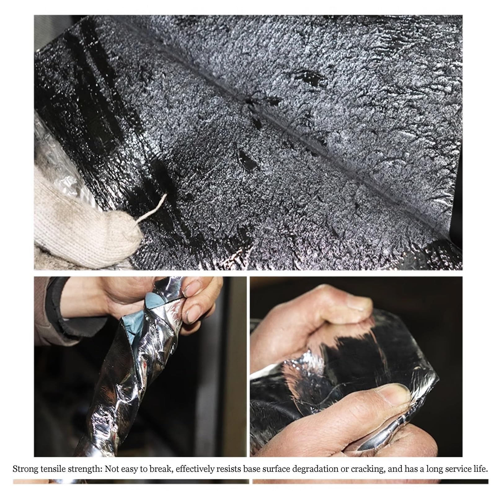 Cinta autoadhesiva impermeable para sellado y reparación de techos, ventanas y puertas