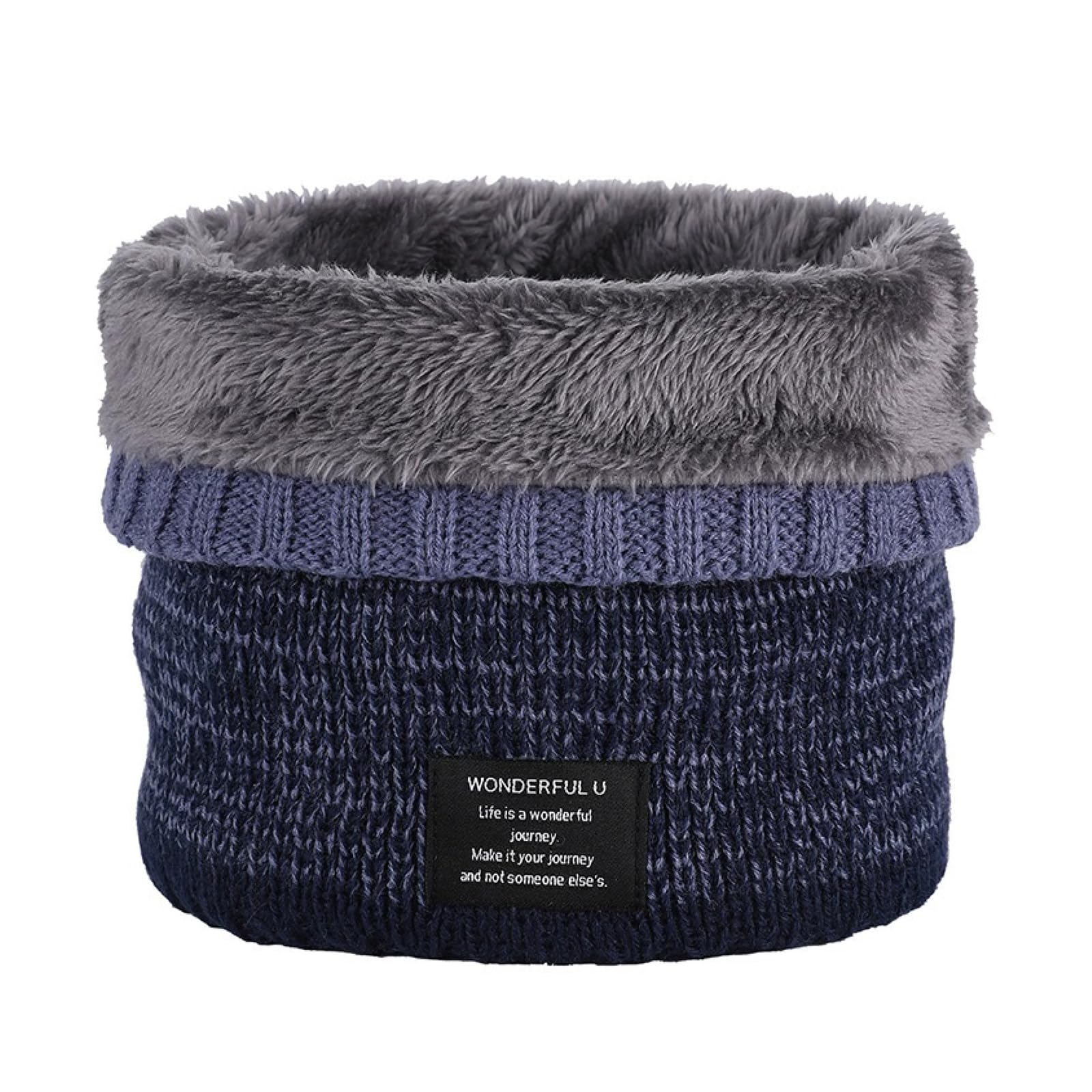 [TRIWONDER] ネックウォーマー メンズ レディース ネックガード 防寒 防風 冬 バイク Neck Warmer 寒さ対策 ふわふわ裏起毛 伸縮性 通勤 通学 自転車 スキー スノボ 男女兼用 (01ブルー)