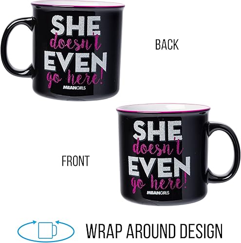 Miniatura 48 de Silver Buffalo - Taza de cerámica de campamento de Black Adam de DC Comics, 20 onzas Bratz Drama Mama,Grupo Bratz,Care Bears Glitter,Care Bears