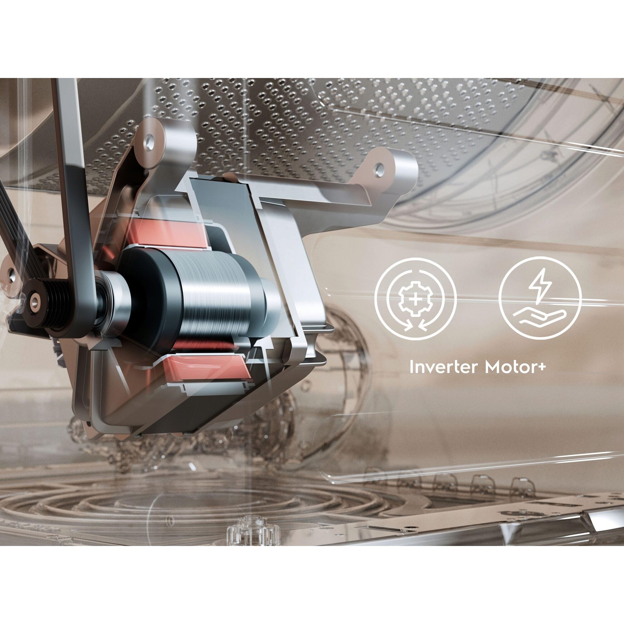 Electrolux Lavadora de Carga Frontal 10 kg EFI6114O2B, 1400 rpm, Libre Instalación, Tecnología SensiCare, Motor Inverter, Programa Higiene a Vapor, Cajón Largo, MixLoad 69 min, Display LCD, Blanco