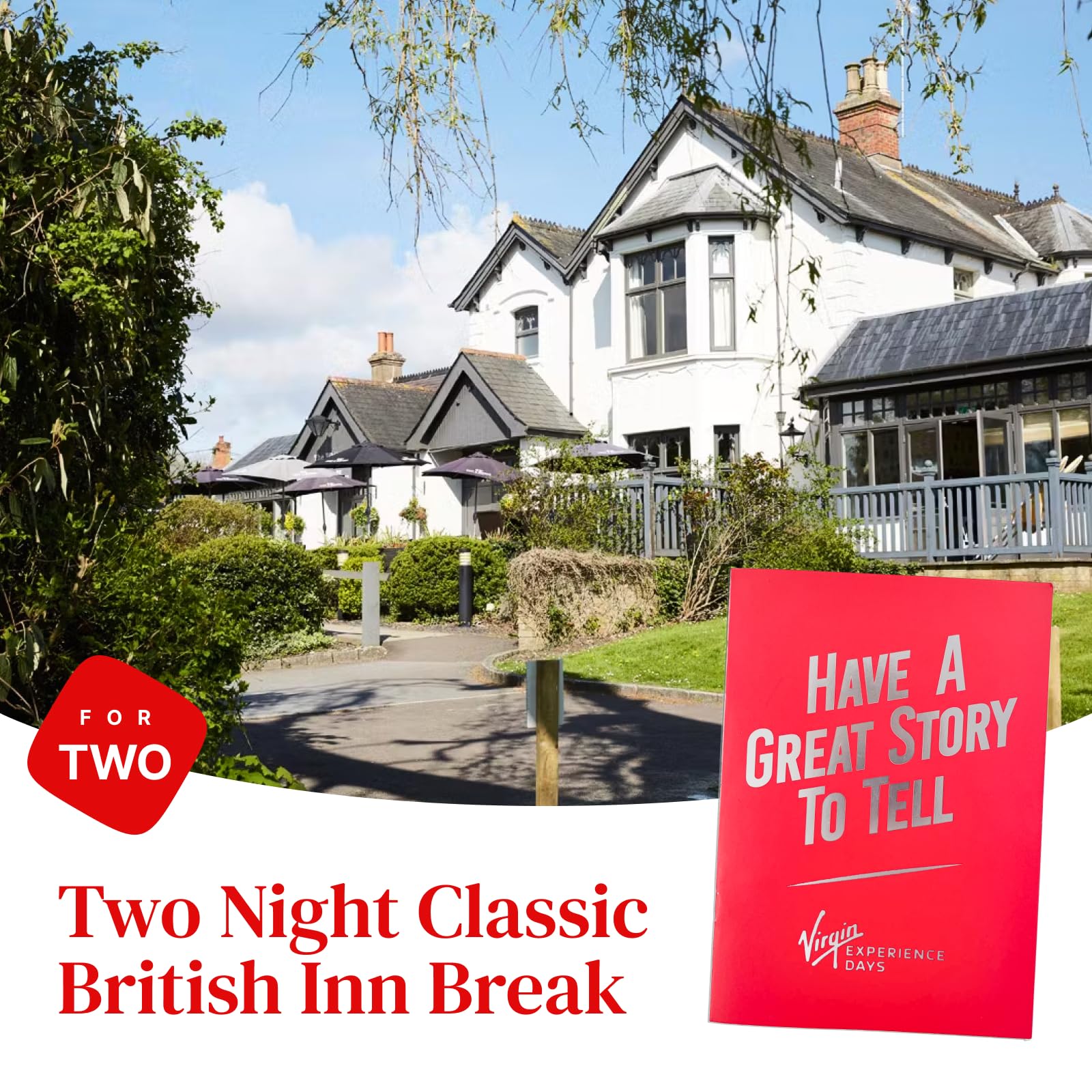 Sponsored Ad – Virgin Experience Days Two Night Classic British Inn Break for Two - Over 45 lively venues or tranquil inns to choose from with breakfast included