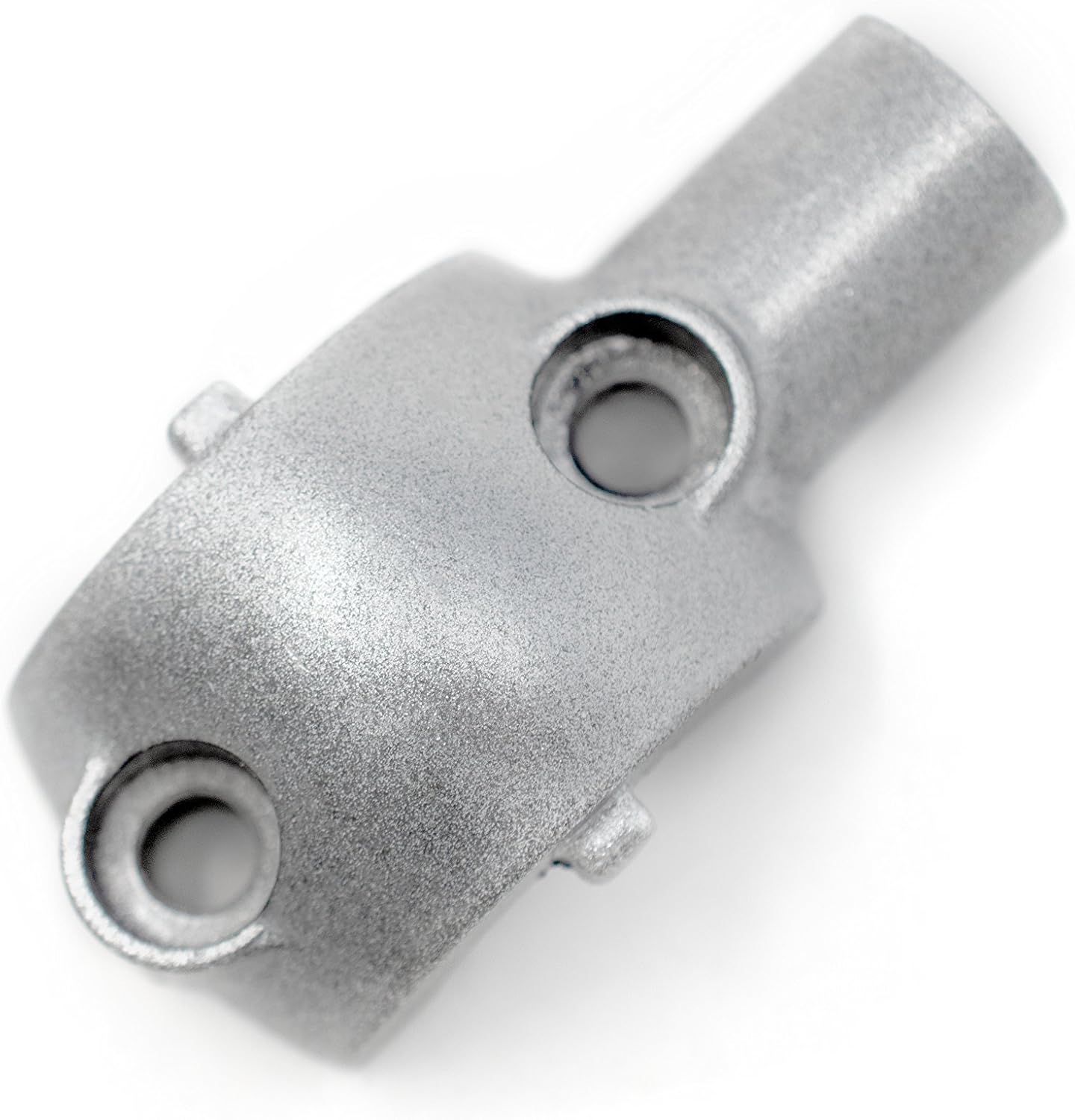 0442-203 Master Cylinder Mirror Mount Bracket - Cast Aluminum Finish - Brake Clamp - Compatible with Kawasaki Suzuki