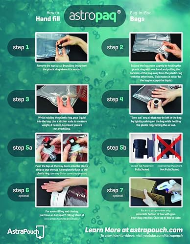 Miniatura 6 de Bolsas en caja de 3 litros, alternativa ecológica a botellas de vidrio, botella, dispensa y almacena fácilmente vinos, cafés, cócteles y mucho más.