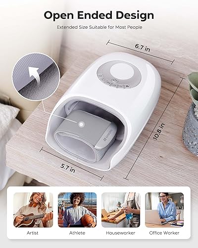 Miniatura 7 de Masajeador de manos con calor y compresión, rodillos de amasamiento profundo Shiatsu, masaje para artritis y alivio del túnel carpiano, regalos para