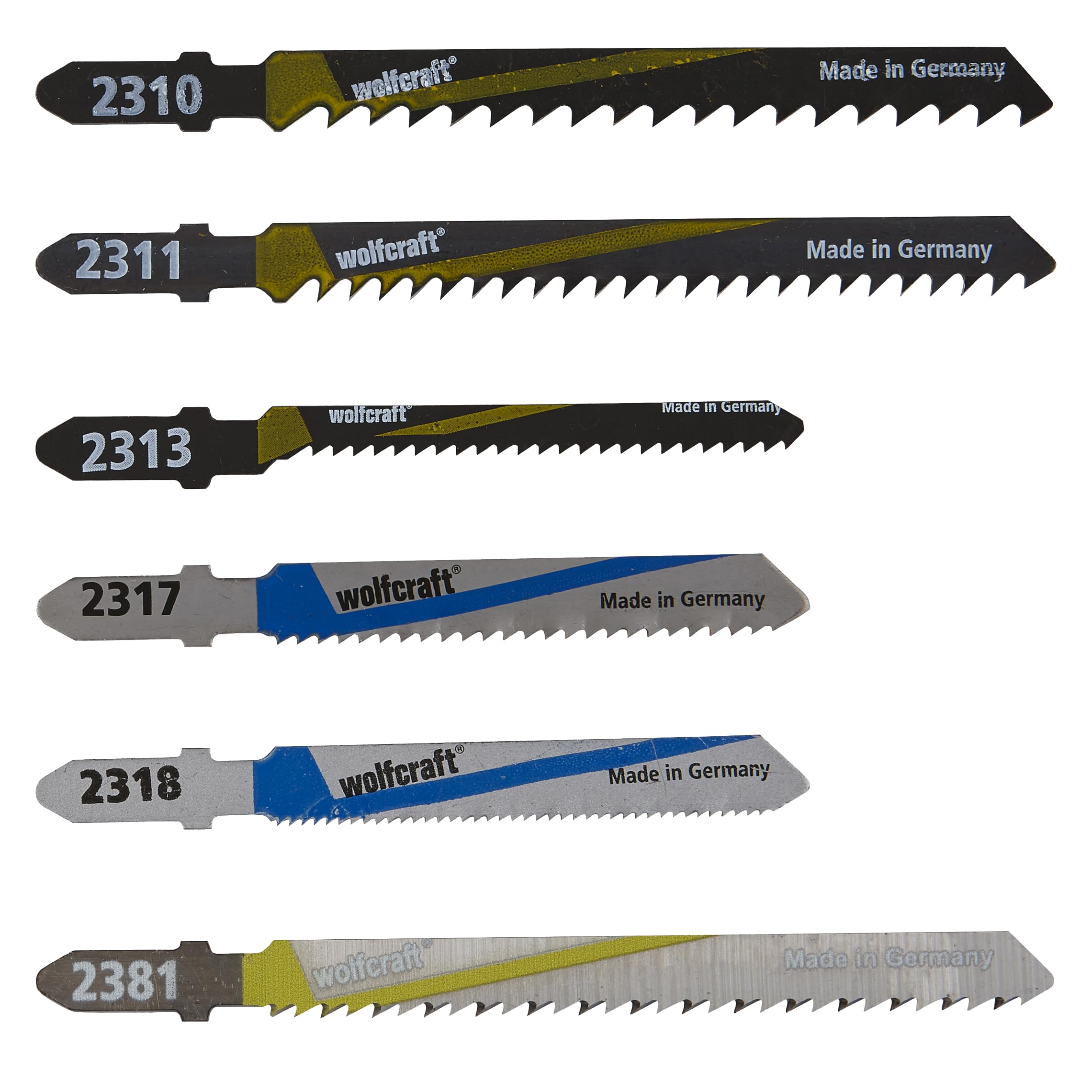 wolfcraft 2358000 coffret 10 lames