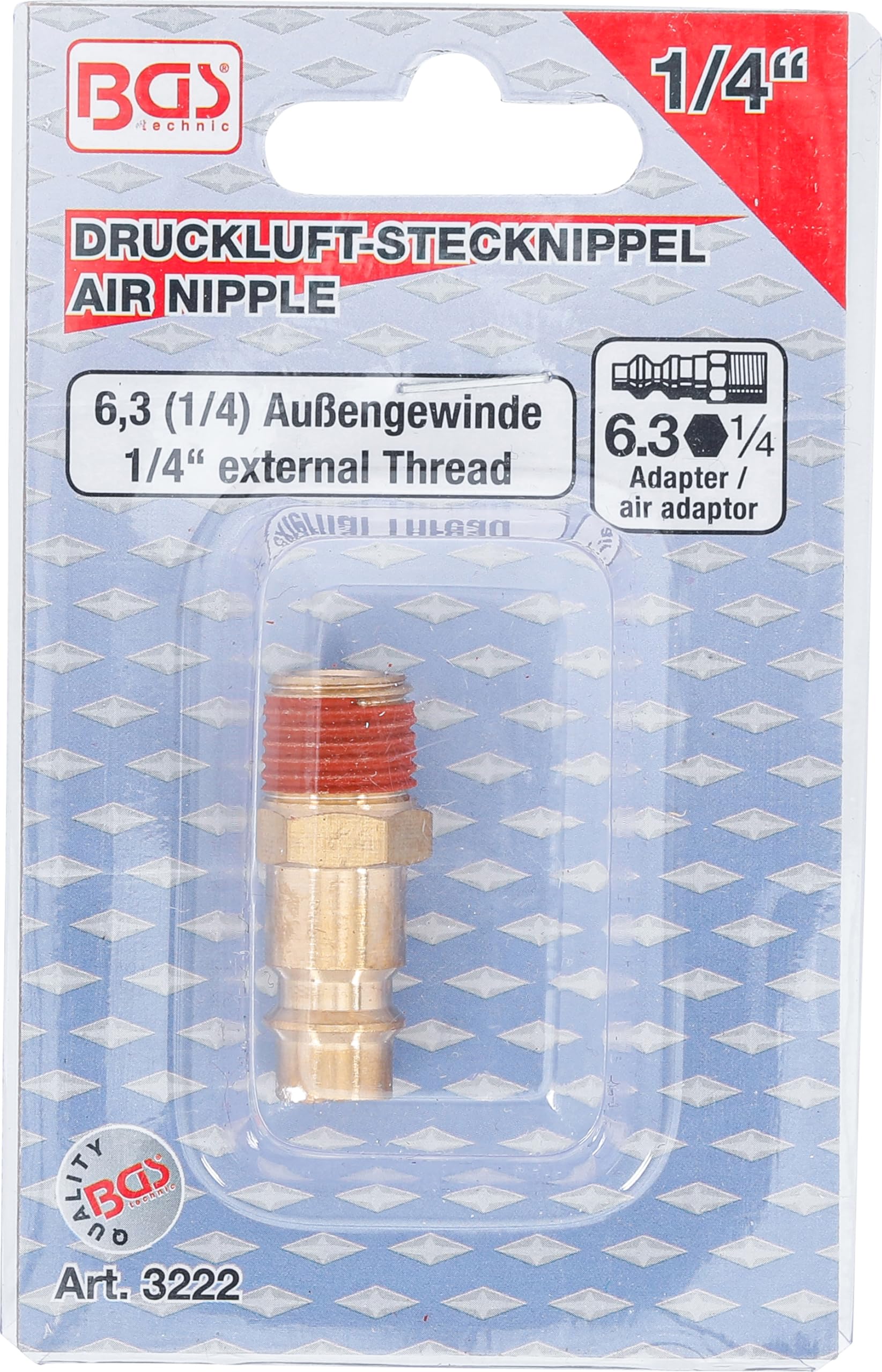 SIN MARCA Raccord fileté extérieur fixe 22.5 MM TYP513 AGF M10 X 1.00