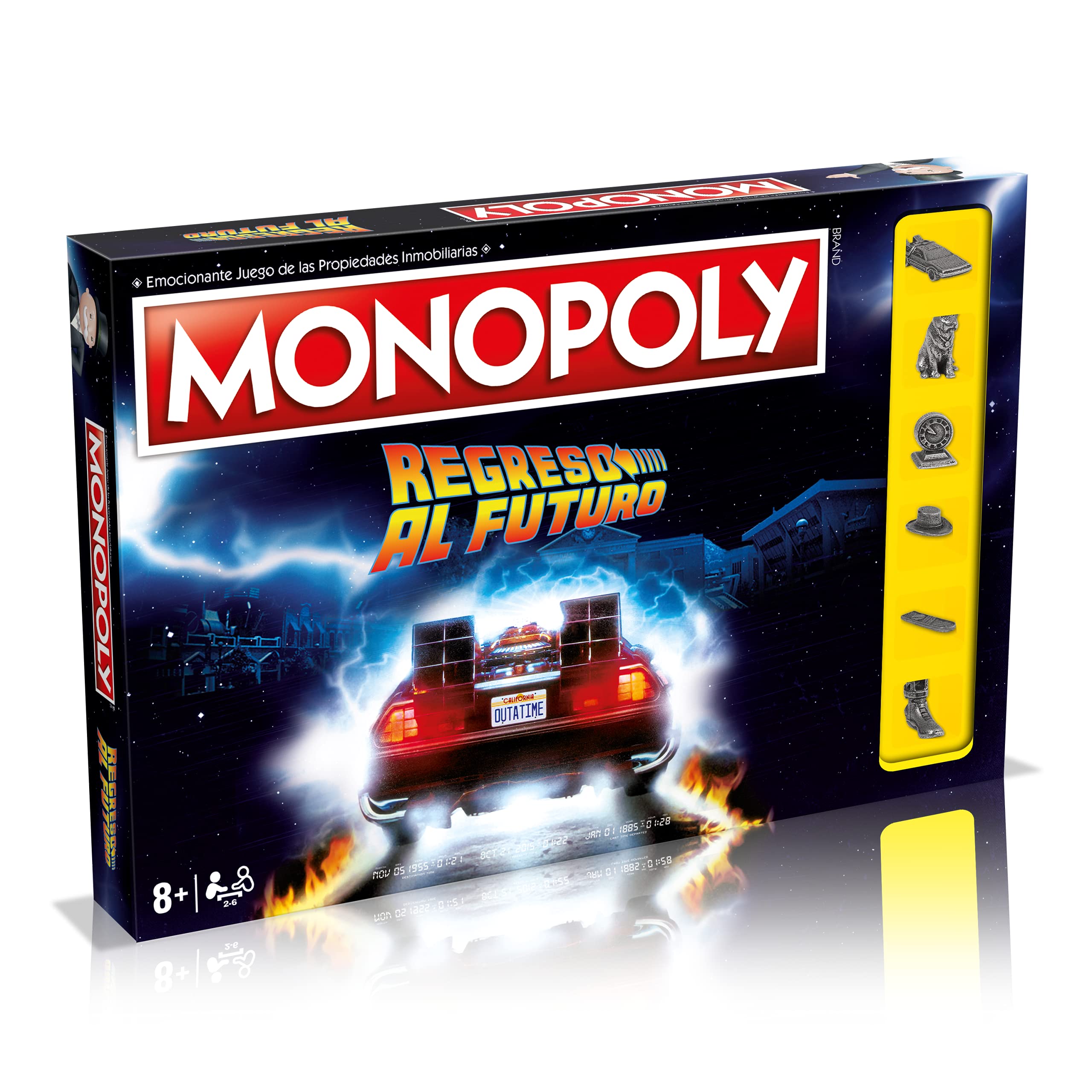 Monopoly Regreso al Futuro - Juego de Mesa de Las Propiedades Inmobiliarias - Versión en Castellano