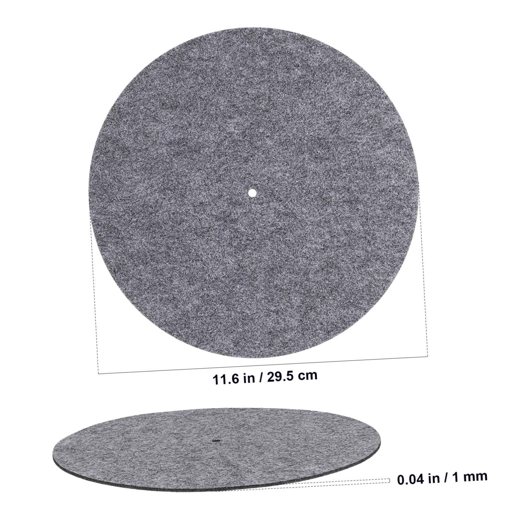 Toddmomy Record Protective Mat Felt Turntable Mat Pcs Vinyl Record for Enhanced Sound