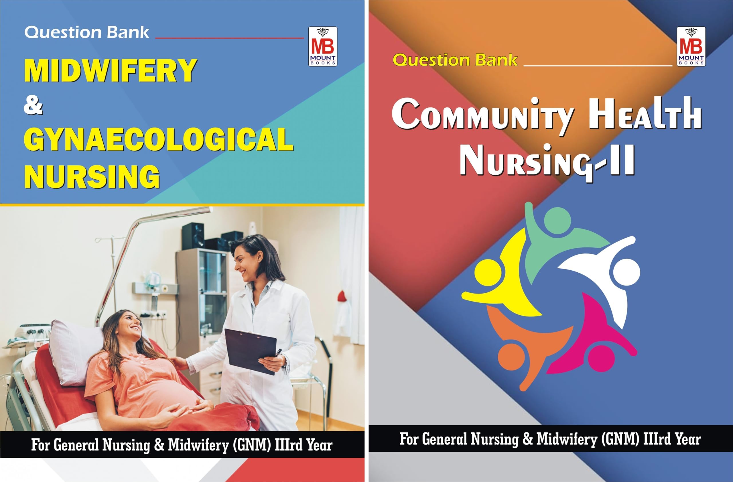 GNM 3rd Year QB (English Medium) Set of 2 Books