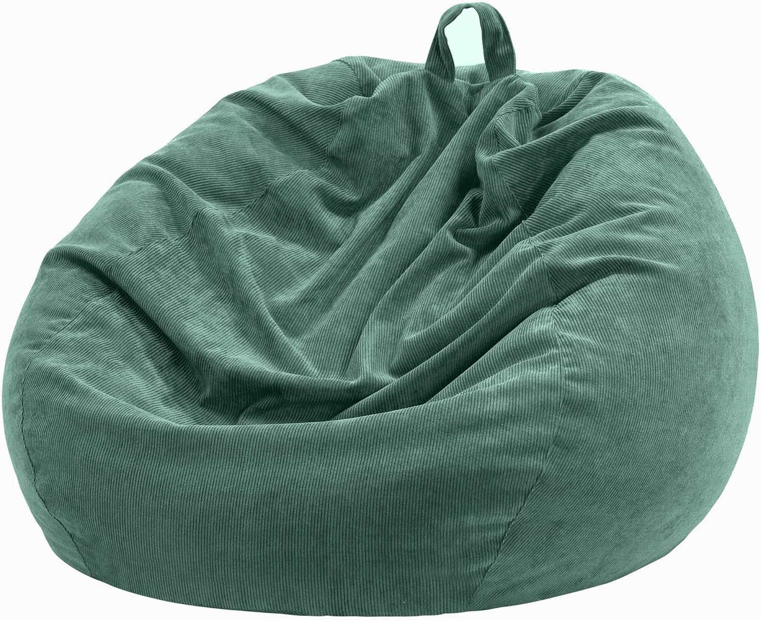 Nobildonna Sitzsack-Stuhlbezug (ohne Füllung) für Kinder und Erwachsene, Sitzsack, Stofftieraufbewahrung, ohne Füllung, Plüschtierhalter und Organizer, weicher Premium-Kordsamt, 200 l