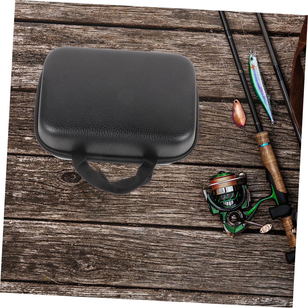 BESPORTBLE 2pezzi Custodia Protettiva Per Mulinelli Da Pesca in Eva Leggera e Anti-graffio Sacchetto Portatile Traspirante Per Rotanti Protezione Sicura e Trasporto Facile