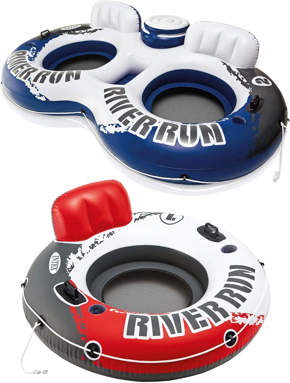 Intex River Run 2 Inflatable 2 Person River Float w/Cooler