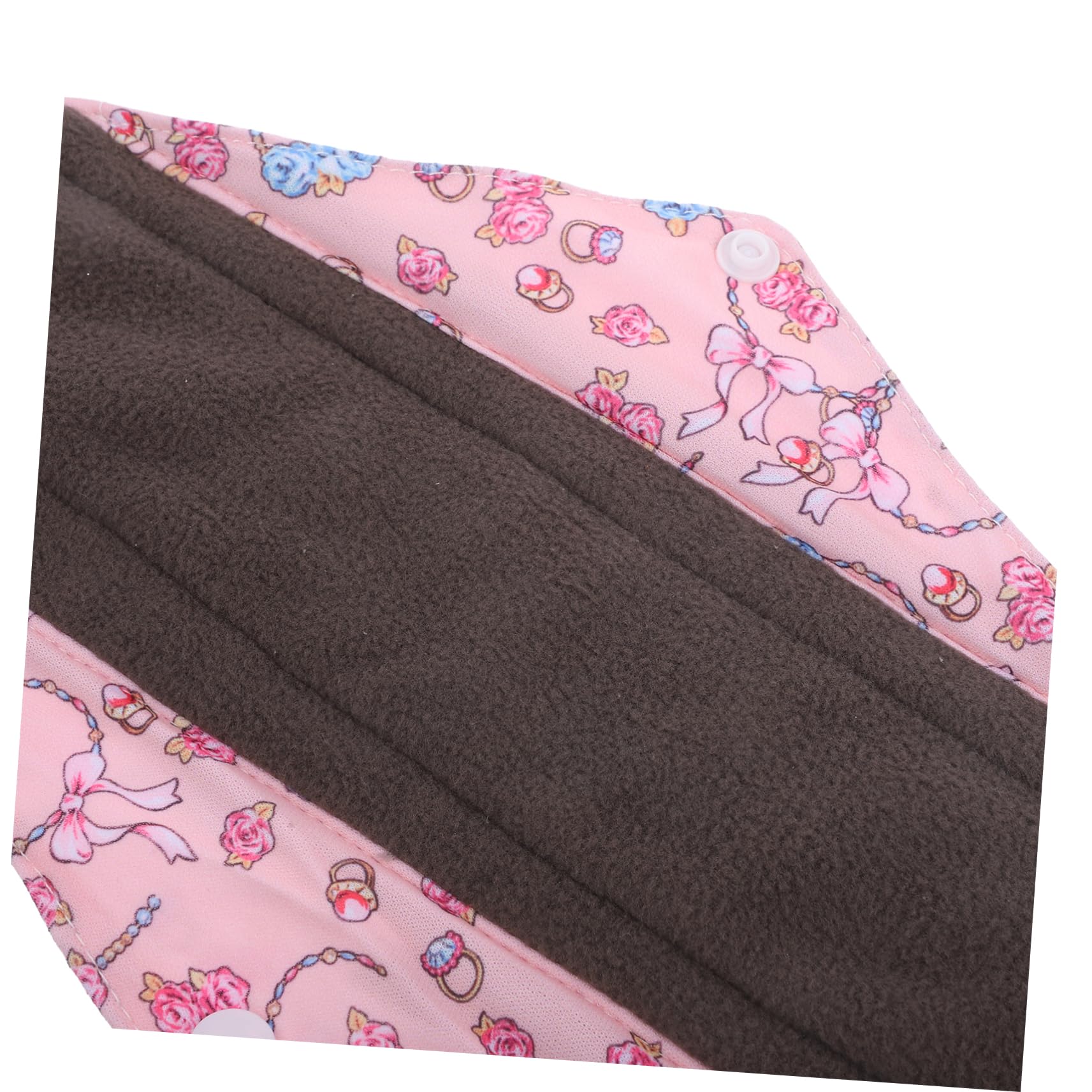 Ipetboom 12piezas Compresas Menstruales Reutilizables De Absorbentes y Lavables Femeninos Botón De Sujeción Para Menstruación y Postparto