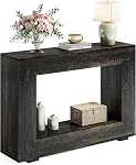 LITTLE TREE 47 Inches Console Table, Sofa Table with Storage, Modern Entryway Furniture for Hallway, Narrow Long Entryway Table for Living Room, Brown