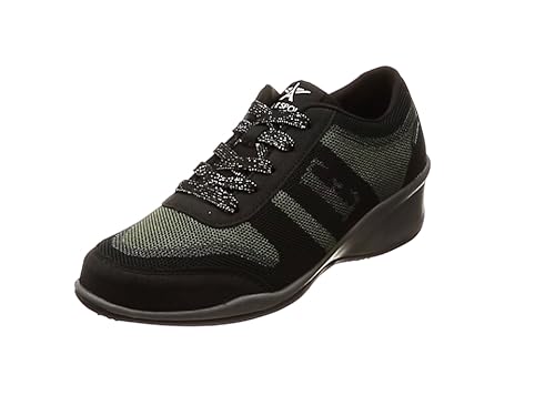 Amazon エル スポーツ カジュアルシューズ 軽量ヒールスニーカー Esp レディース カーキマルチ 24 5 Cm 3e Elle Sport エル スポーツ スニーカー